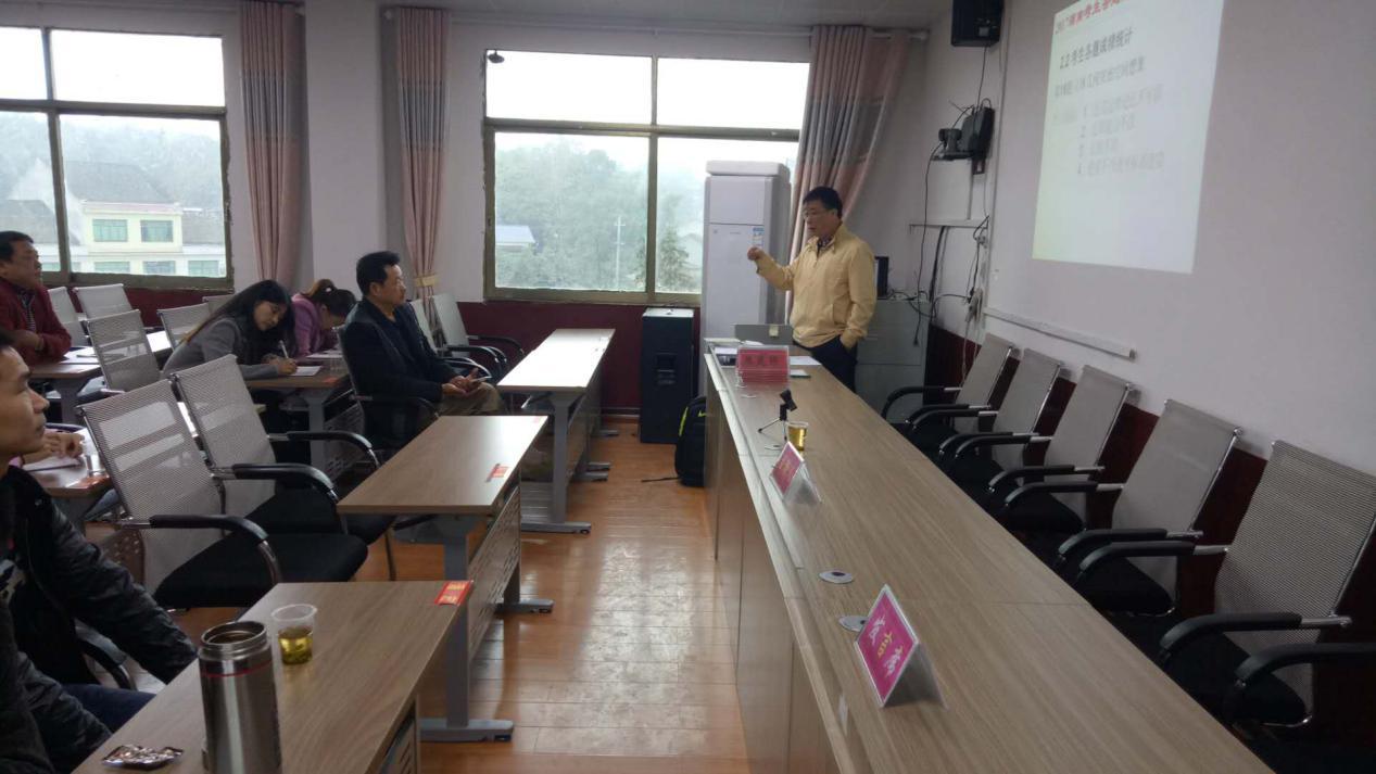 龔日輝老師與桃江縣二中數學老師座談交流